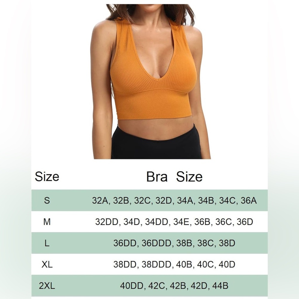 Venbond Women's Sexy Crop Top Deep Plunge Size XS - Picture 4 of 7